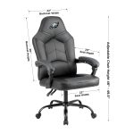 Philadelphia Eagles Oversized Embroidered Gaming Chair with Storage Pouch