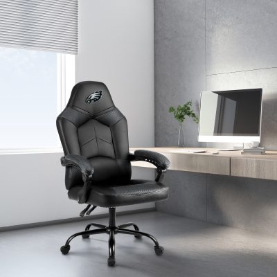 Philadelphia Eagles Oversized Embroidered Gaming Chair with Storage Pouch