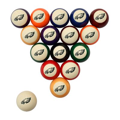 Philadelphia Eagles Polyester Retro Billiard Ball Set