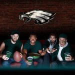 Philadelphia Eagles Recycled Metal Lighted Logo Sign NFL Licensed