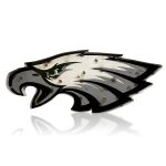 Philadelphia Eagles Recycled Metal Lighted Logo Sign NFL Licensed