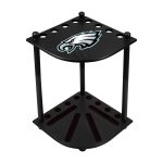 Philadelphia Eagles Solid Wood Corner Cue Rack