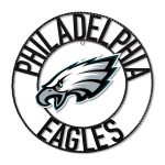 Philadelphia Eagles Wrought Iron 24 Inch Wall Art