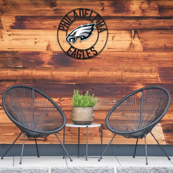 Philadelphia Eagles Wrought Iron 24 Inch Wall Art 2
