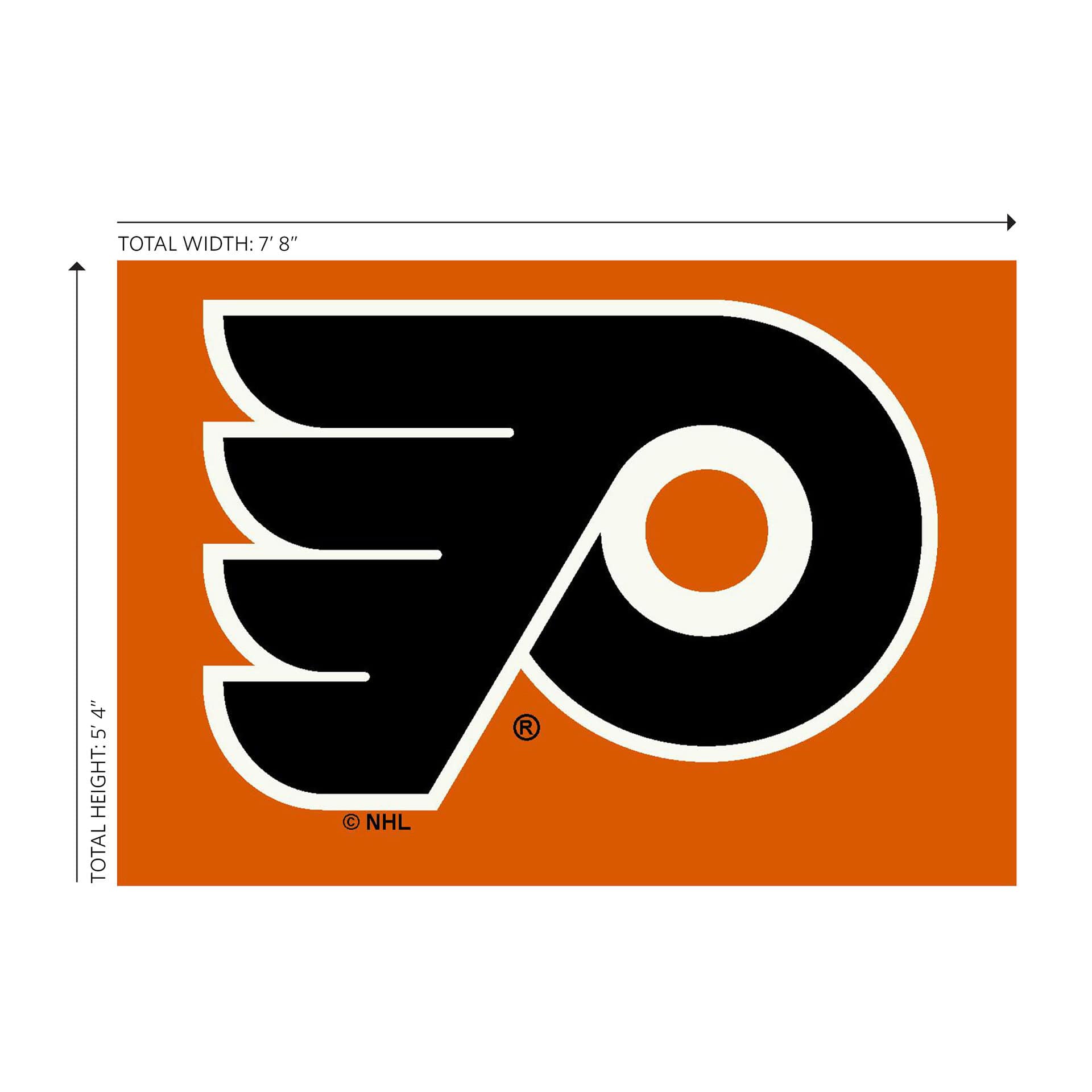 Philadelphia Flyers 6x8 Spirit Rug 2 Philadelphia Flyers 6x8 Spirit Rug - Image 2