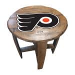 Philadelphia Flyers Oak Barrel Table 5 Philadelphia Flyers Oak Barrel Table