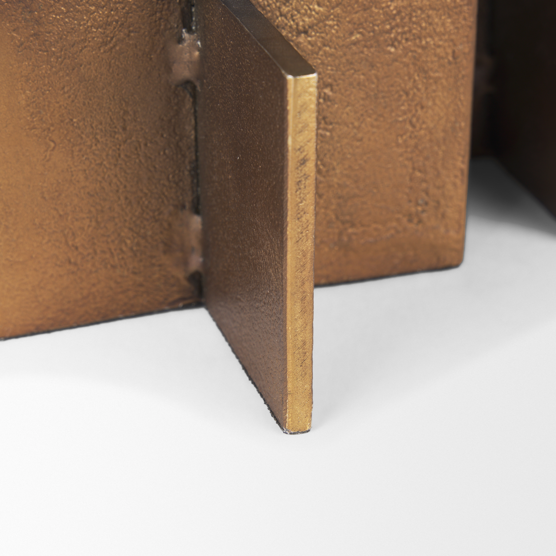 Pia Antiqued Gold w/ Black Metal Taper Candleholder (Set of 2) 9 Pia Antiqued Gold w/ Black Metal Taper Candleholder (Set of 2) - Image 9