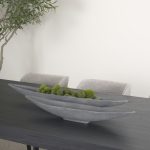 Piero Small Concrete Finished Metal Decorative Bowl