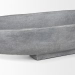 Piero Small Concrete Finished Metal Decorative Bowl