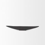 Piero Small Matte Black Metal Decorative Bowl