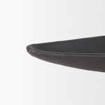 Piero Small Matte Black Metal Decorative Bowl
