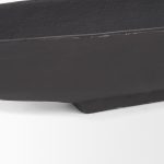 Piero Small Matte Black Metal Decorative Bowl