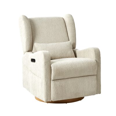 Pietro Tan Electric Nursery Swivel Glider Recliner with USB