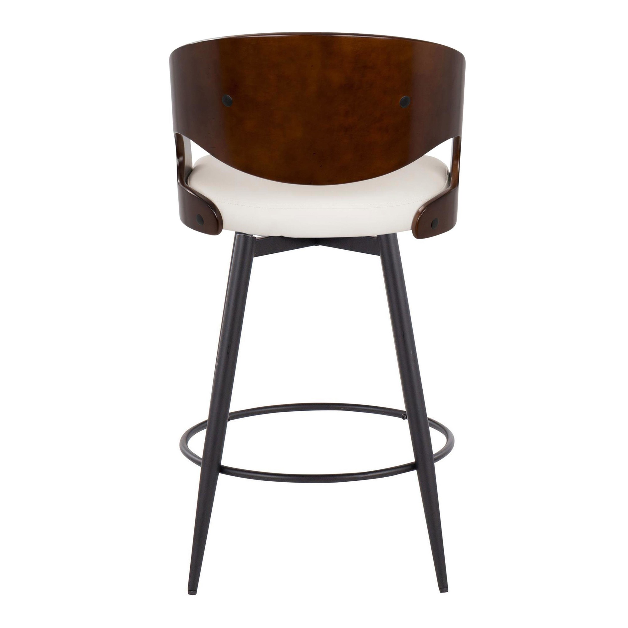 Pino 26 Mid-Century Modern Swivel Counter Stool (Set of 2) 9 Pino 26 Mid-Century Modern Swivel Counter Stool (Set of 2) - Image 9