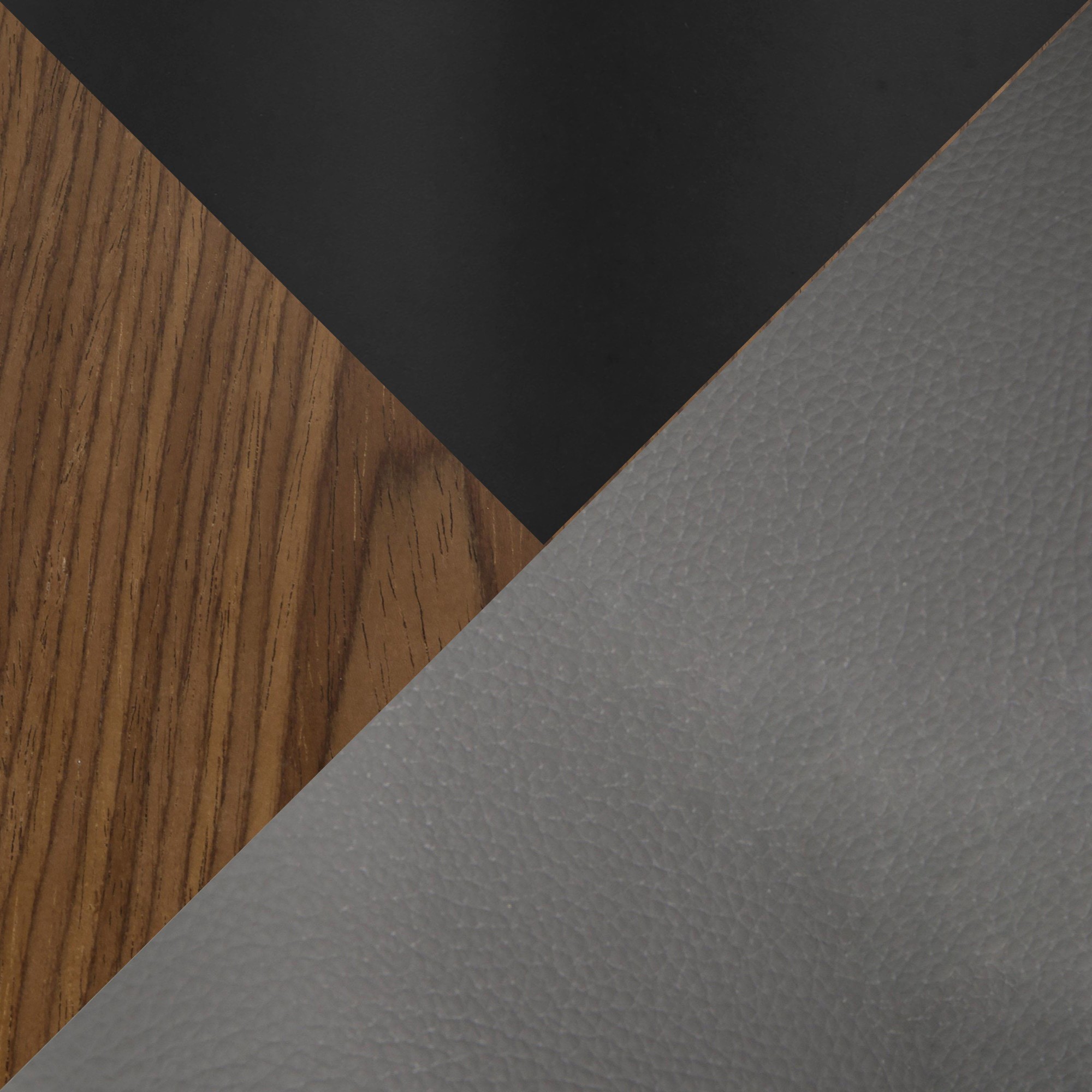 Pino 26 Mid-Century Modern Walnut and Grey Counter Stools (Set of 2) 7 Pino 26 Mid-Century Modern Walnut and Grey Counter Stools (Set of 2) - Image 7