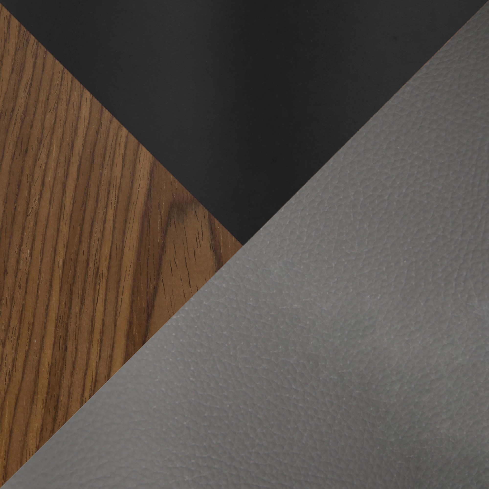 Pino Black Walnut Grey Mid-Century Modern Adjustable Barstool (Set of 2) 11 Pino Black Walnut Grey Mid-Century Modern Adjustable Barstool (Set of 2) - Image 11