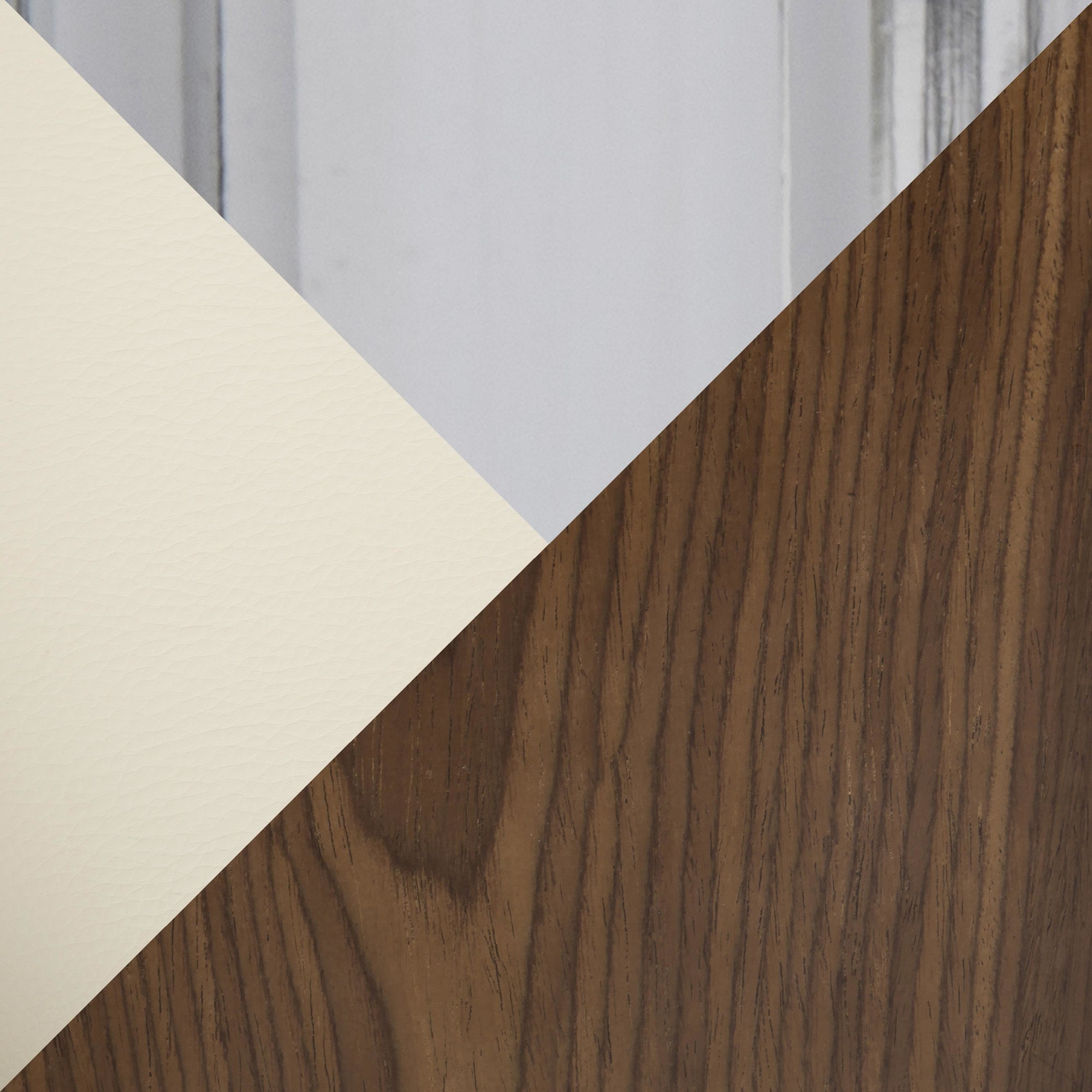 Pino Mid-Century Modern Swivel Barstools Chrome Walnut Cream (Set of 2) 10 Pino Mid-Century Modern Swivel Barstools Chrome Walnut Cream (Set of 2) - Image 10