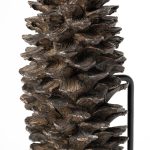 Pinterra (Small) 4L x 4W Brown Resin Pinecone Replica