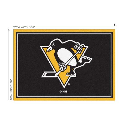 Pittsburgh Penguins 3x4 Area Rug