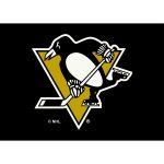 Pittsburgh Penguins 8x11 Spirit Rug 5 Pittsburgh Penguins 8x11 Spirit Rug