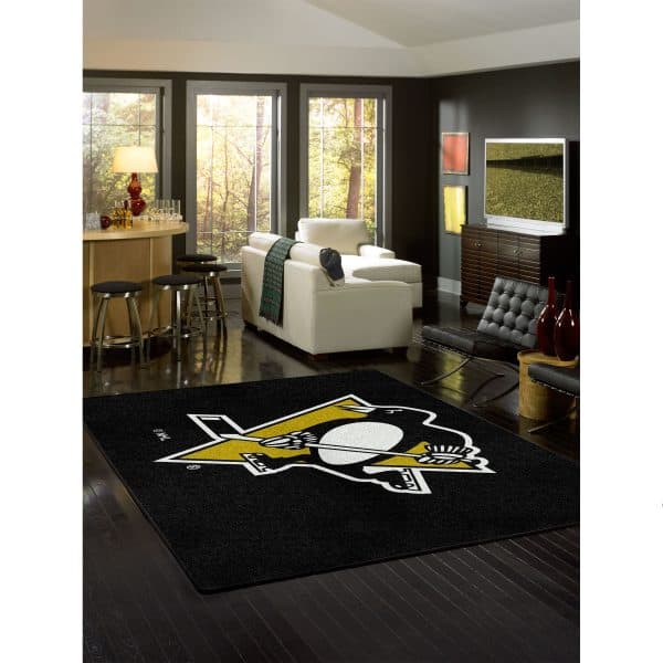 Pittsburgh Penguins 8x11 Spirit Rug 2