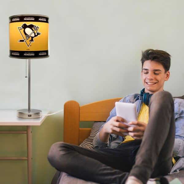Pittsburgh Penguins Chrome Lamp 4