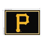Pittsburgh Pirates 3x4 Area Rug Officially Licensed MLB 5 Pittsburgh Pirates 3x4 Area Rug Officially Licensed MLB