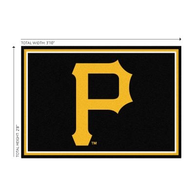 Pittsburgh Pirates 3x4 Area Rug Officially Licensed MLB