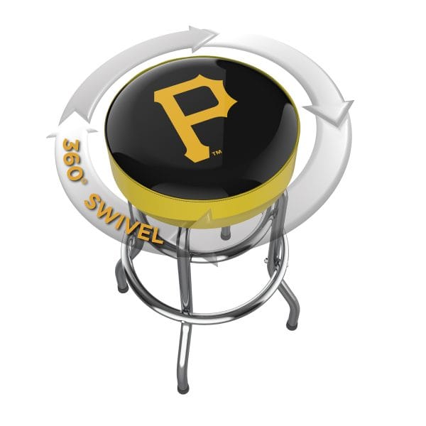Pittsburgh Pirates Chrome Bar Stool American Made Team Barstool 1