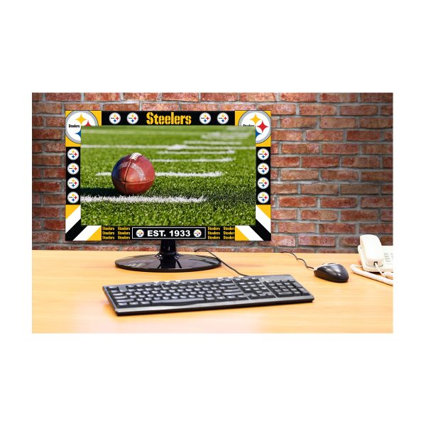 Pittsburgh Steelers 18 30 Inch Adjustable Big Game Monitor Frame