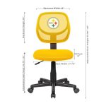 Pittsburgh Steelers Armless Mesh Task Chair