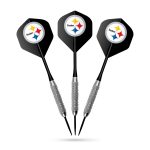 Pittsburgh Steelers Bristle Dartboard Cabinet Set
