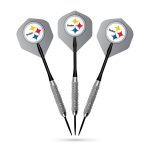 Pittsburgh Steelers Bristle Dartboard Cabinet Set