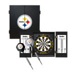 Pittsburgh Steelers Bristle Dartboard Cabinet Set