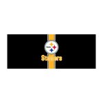 Pittsburgh Steelers Chrome USB Charging Lamp with Changeable Shade Insert