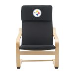 Pittsburgh Steelers Embroidered Birch Bentwood Accent Chair
