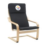Pittsburgh Steelers Embroidered Birch Bentwood Accent Chair