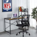 Pittsburgh Steelers Industrial Desk with Shelves