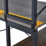 Pittsburgh Steelers Industrial Desk with Shelves