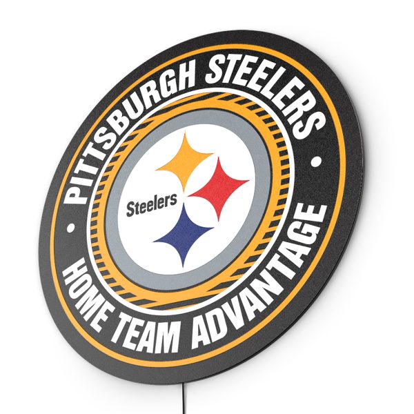 Pittsburgh Steelers LED Home Field Advantage Sign 1