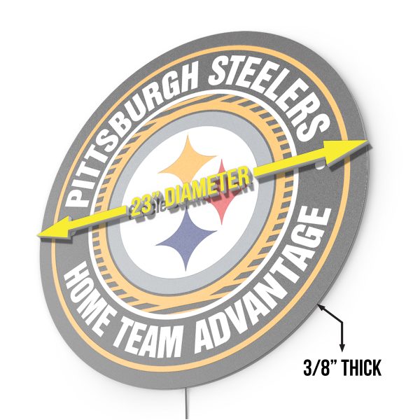 Pittsburgh Steelers LED Home Field Advantage Sign 2