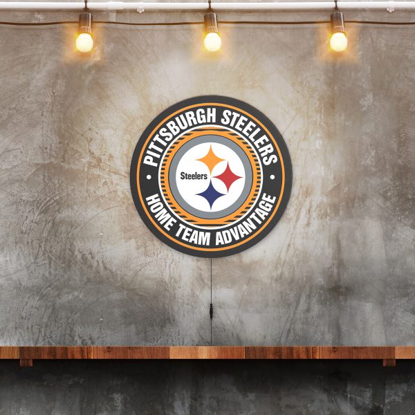 Pittsburgh Steelers LED Home Field Advantage Sign 5
