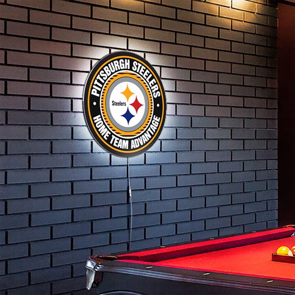Pittsburgh Steelers LED Home Field Advantage Sign 6