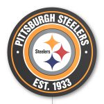 Pittsburgh Steelers LED Lighted Establish Date Sign