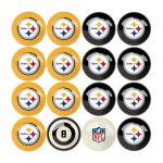 Pittsburgh Steelers Regulation Billiard Ball Set with Numbers