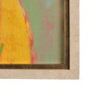 Pop Birds - Flit by Mercana Studio a Hand Embelished Textured Framed Art Print Matted under Glass