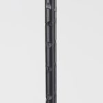 Porter 6.0L x 6.0W x 30.0H Large Black Iron Candle Holder