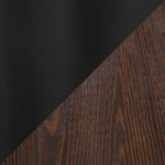Preston Black Metal Dark Walnut Farmhouse Dining Accent Chair 14 Preston Black Metal Dark Walnut Farmhouse Dining Accent Chair