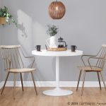 Preston Farmhouse Antique Copper Whitewashed Wood Dining Chairs (Set of 2) 11 Preston Farmhouse Antique Copper Whitewashed Wood Dining Chairs (Set of 2)