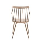 Preston Farmhouse Antique Copper and White Wood Spindle Chair 17 Preston Farmhouse Antique Copper and White Wood Spindle Chair